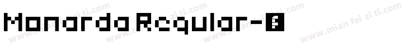 Monarda Regular字体转换